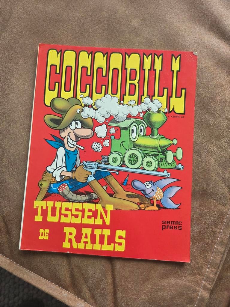 Cocobill - Tussen de Rails - Stripboek, Boeken, Eén stripboek, Ophalen of Verzenden, Gelezen, Jacovitti