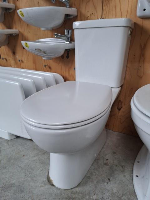 grohe duoblok toilet onder afvoer, zonder spoelrand, wc, Ophalen, Gebruikt, Toilet