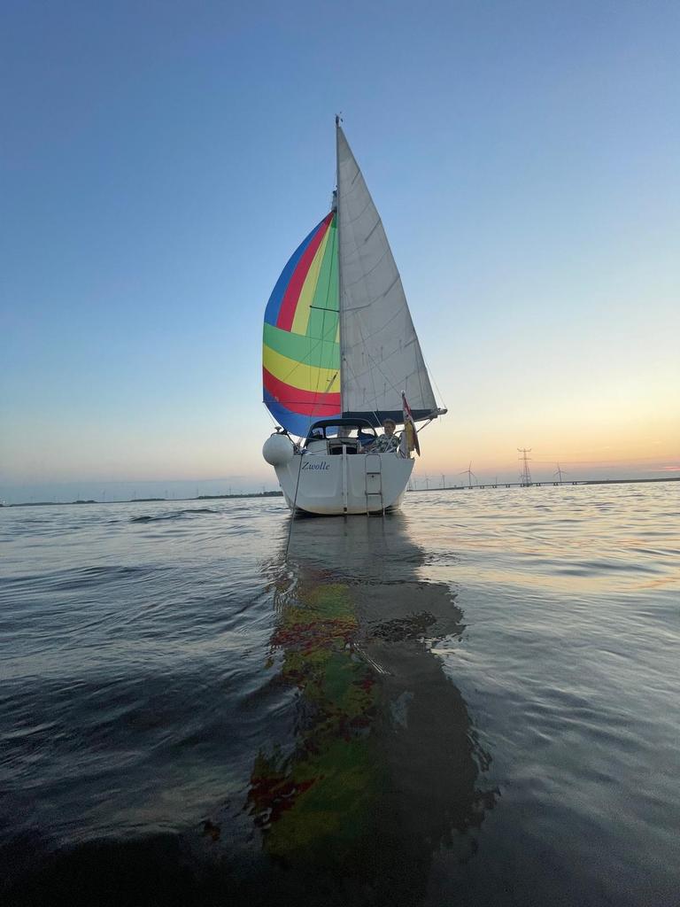 Spinnaker - Klaar voor avontuur!, Watersport en Boten, Zeilen en Zeiltoebehoren, Ophalen, 6 meter of meer, Spinnaker, 15 tot 30 m²