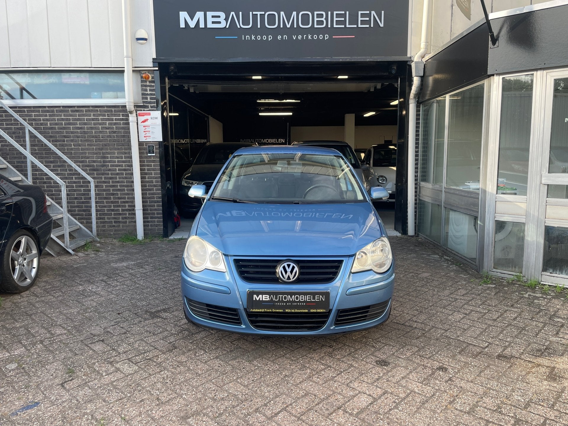 Volkswagen Polo 1.4-16V Optive/Apk/5 DRS/Airco/Nap/Vol Optie, Voorwielaandrijving, 4 cilinders, Blauw, Bedrijf