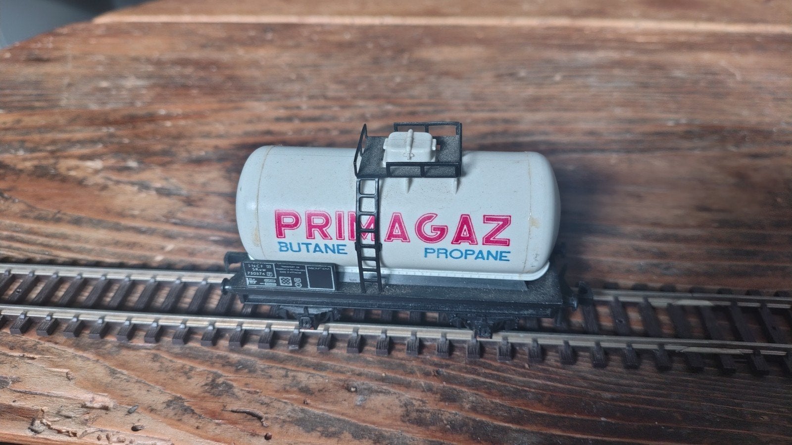 Meccano Hornby Acho 7020 Primagaz Butaan Propaan Tankwagon, Overige merken, Gelijkstroom, Wagon, Ophalen of Verzenden