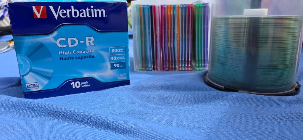 Lege CD's en hoezen, Ophalen, Nieuw