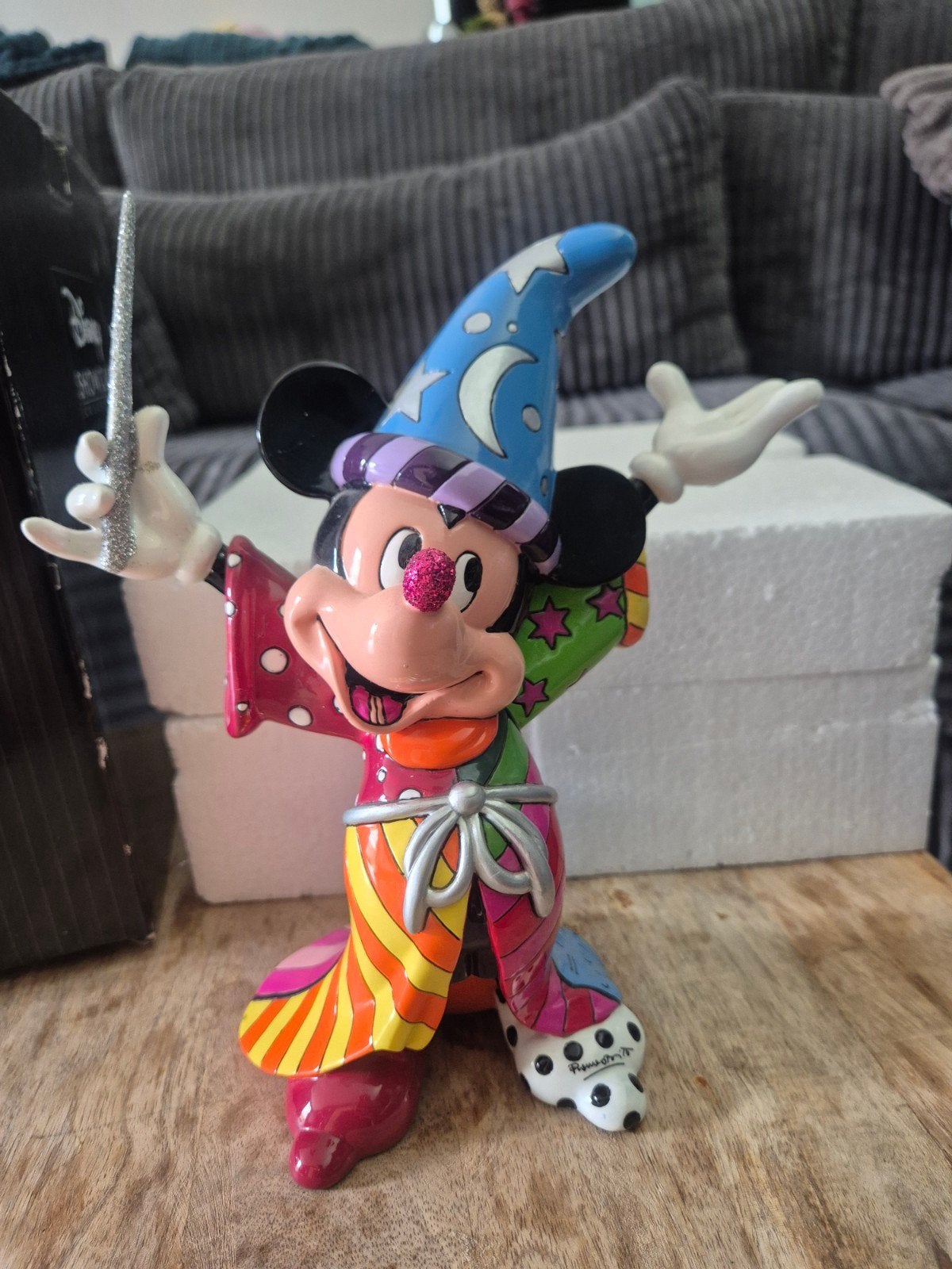 Disney Britto Sorcerer Mickey Beeldje - Nieuw in doos, Verzamelen, Disney, Ophalen