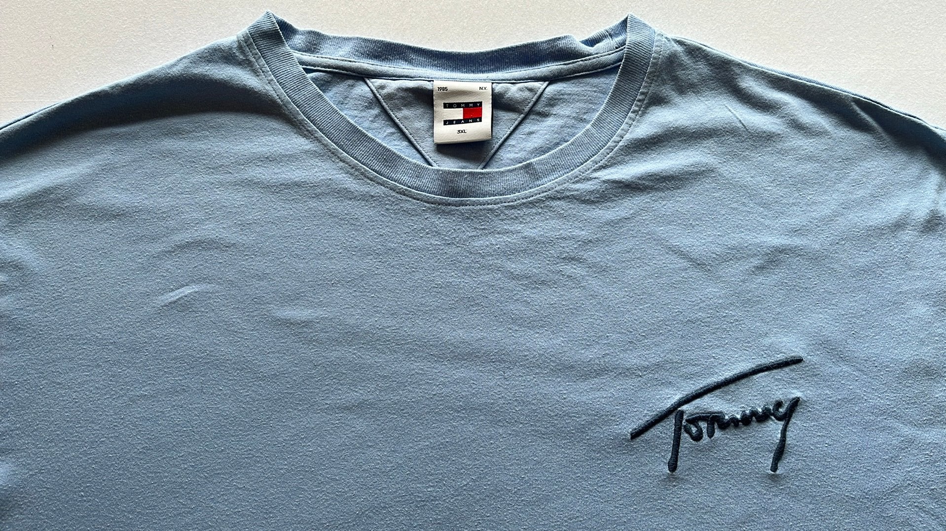 Hilfiger t-shirt maat 3 XL, Ophalen of Verzenden, Zo goed als nieuw, Maat 56/58 (XL), Blauw