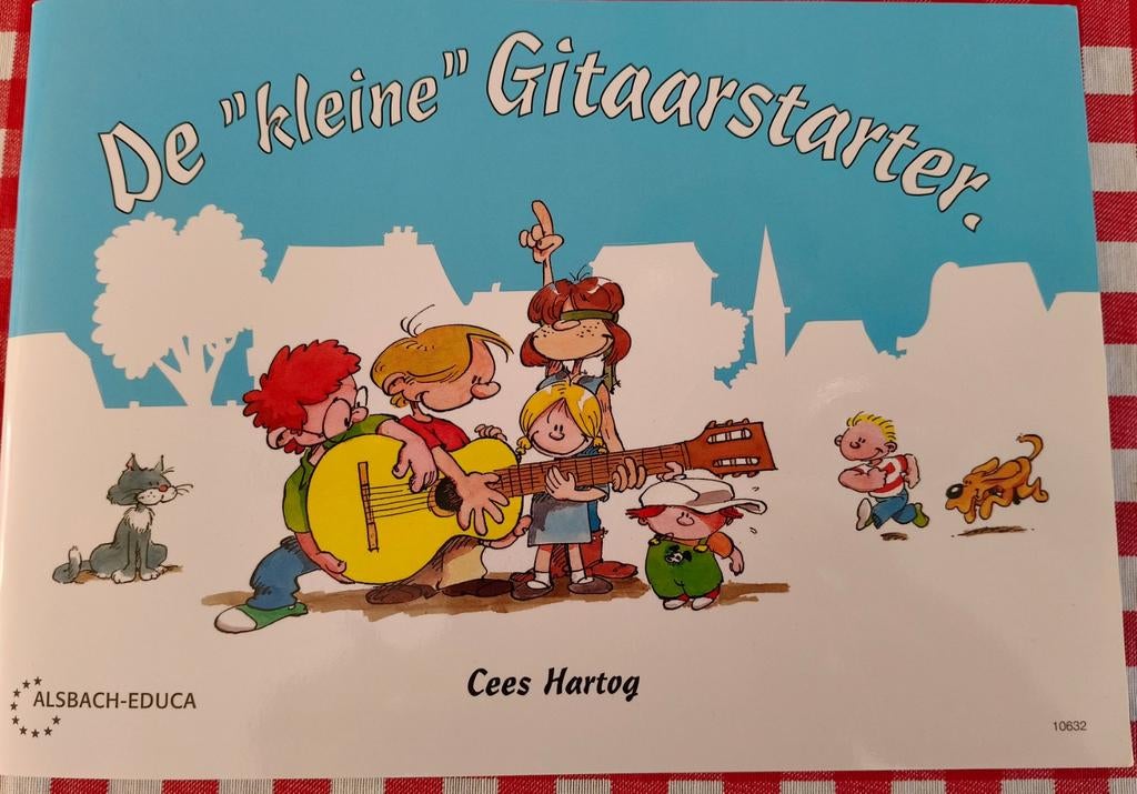 De kleine gitaarstarter van Cees Hartog - Gitaarlesboek, Ophalen of Verzenden, Zo goed als nieuw, Overige typen
