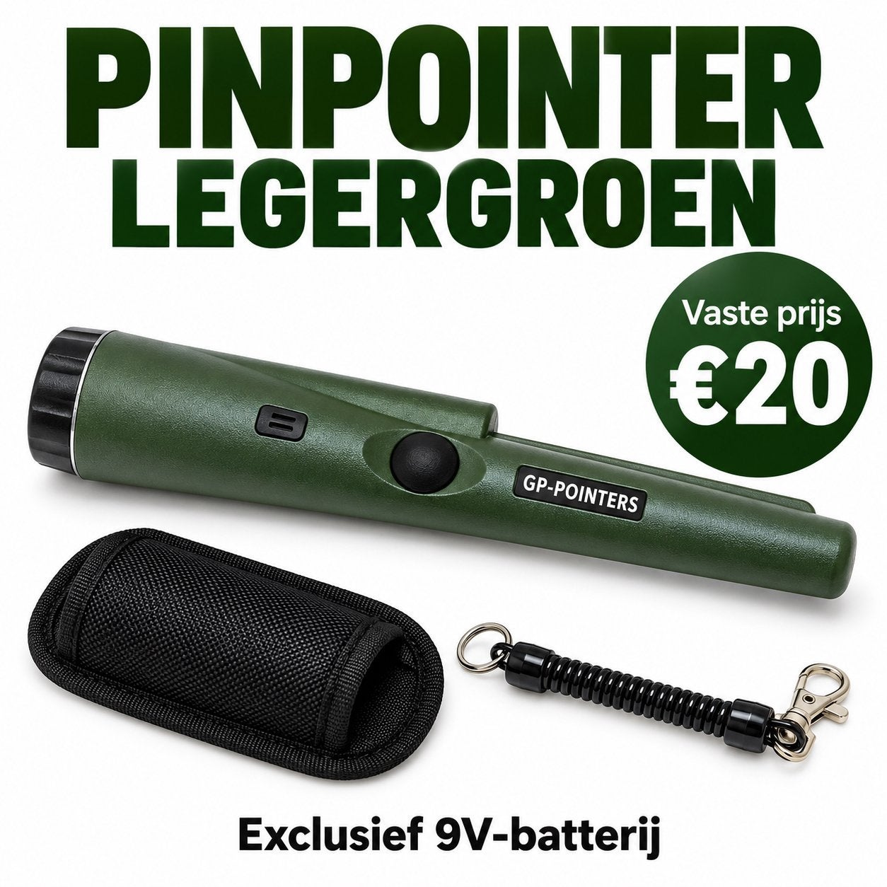 GP-Pinpointer Metaaldetector - Nieuw in doos, Overige merken, Instelbare gevoeligheid, Nieuw, Ophalen of Verzenden