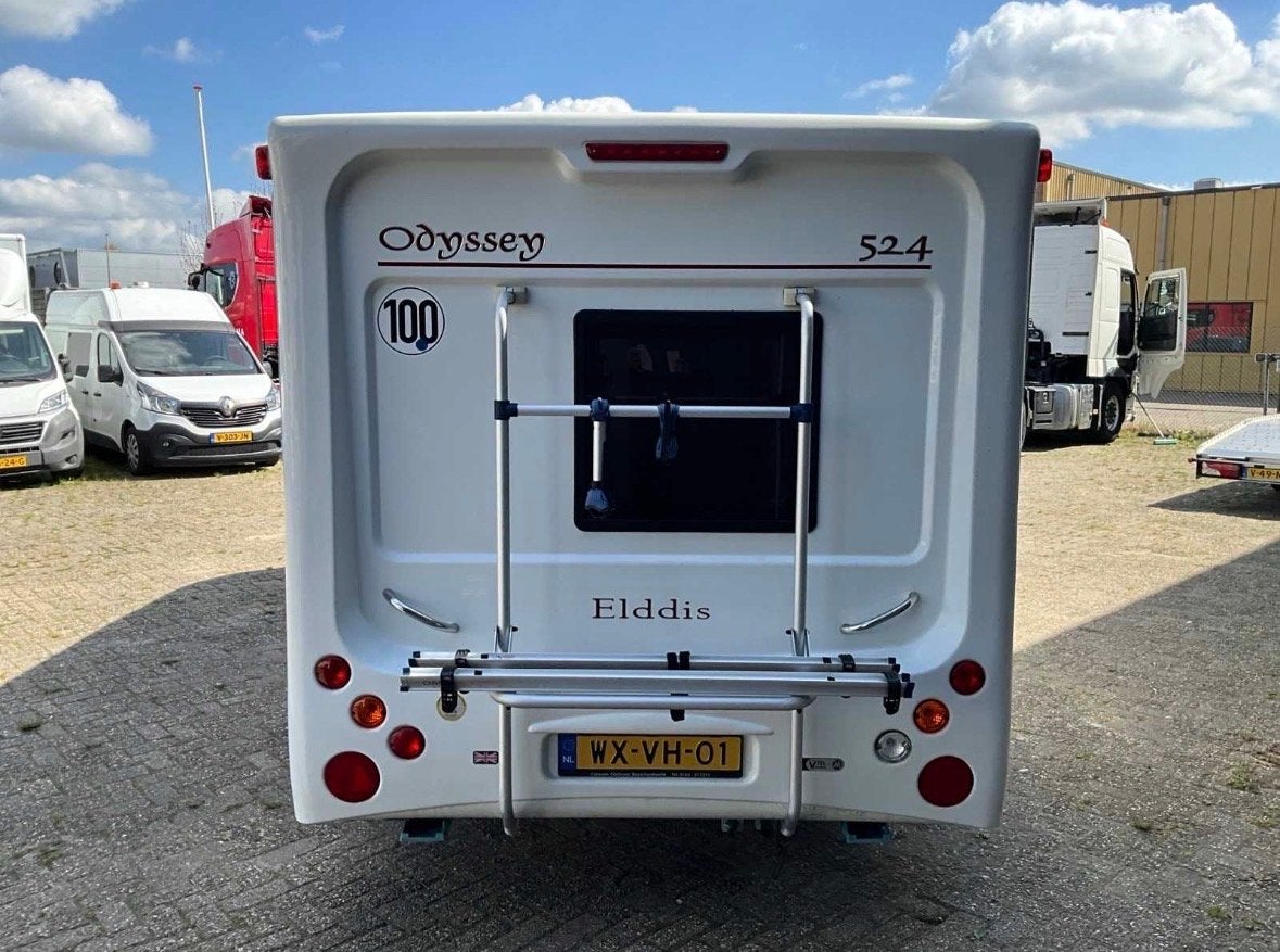 Elddis Odyssey 524 Caravan - Ruim en Compleet, Caravans en Kamperen, Elddis, Rondzit, Oven, Lengtebed