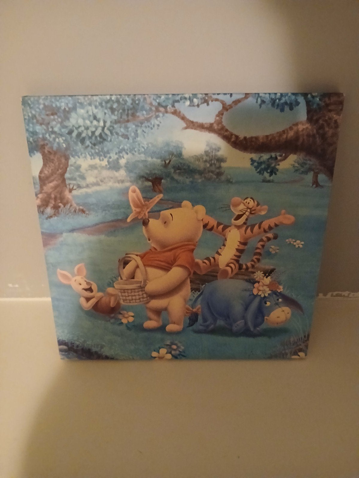 Winnie de Poeh Canvas Schilderij, Verzamelen, Ophalen of Verzenden, Winnie de Poeh of vrienden, Zo goed als nieuw