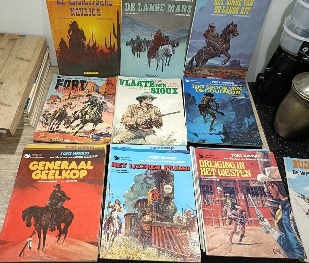Strips Eric de Noorman, Blueberry, Indianenreeks Hans Kresse, Boeken, Stripboeken, Meerdere stripboeken, Ophalen of Verzenden
