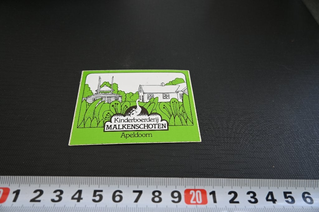 sticker apeldoorn kinderboerderij malkenschoten, Ophalen, Zo goed als nieuw