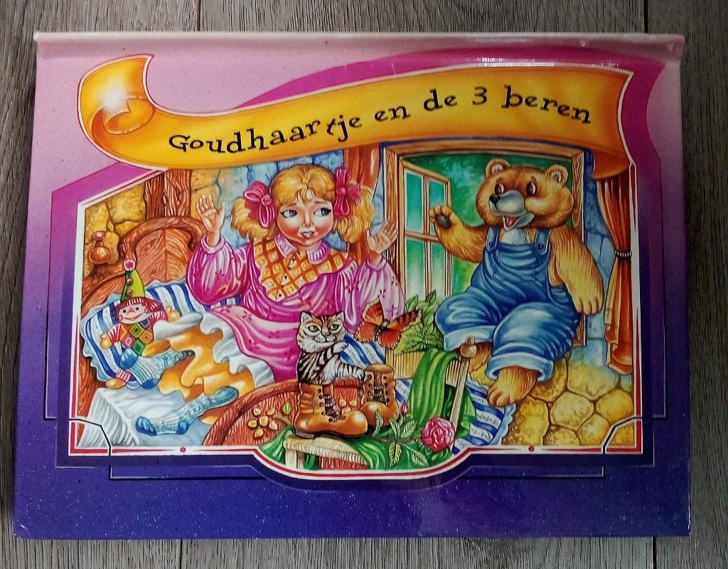 Goudhaar en de 3 beren - Pop-up boek, Verzenden, Zo goed als nieuw, R en B