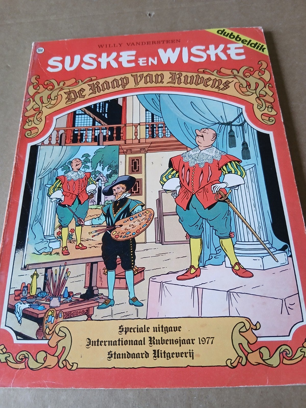 Suske en Wiske - De Raap van Rubens (Dubbeldik), Eén stripboek, Ophalen of Verzenden, Gelezen, Willy Vandersteen