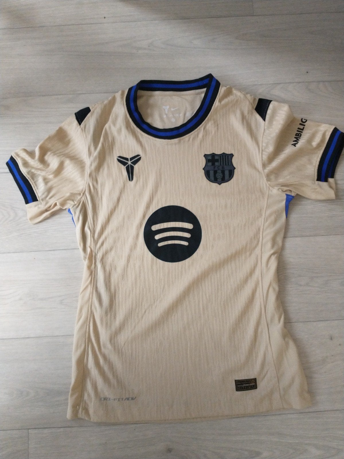 FC Barcelona Spotify Thuisshirt 2022/2023 maat S, Kleding | Heren, Maat 48/50 (M), Beige, Nike, Ophalen of Verzenden