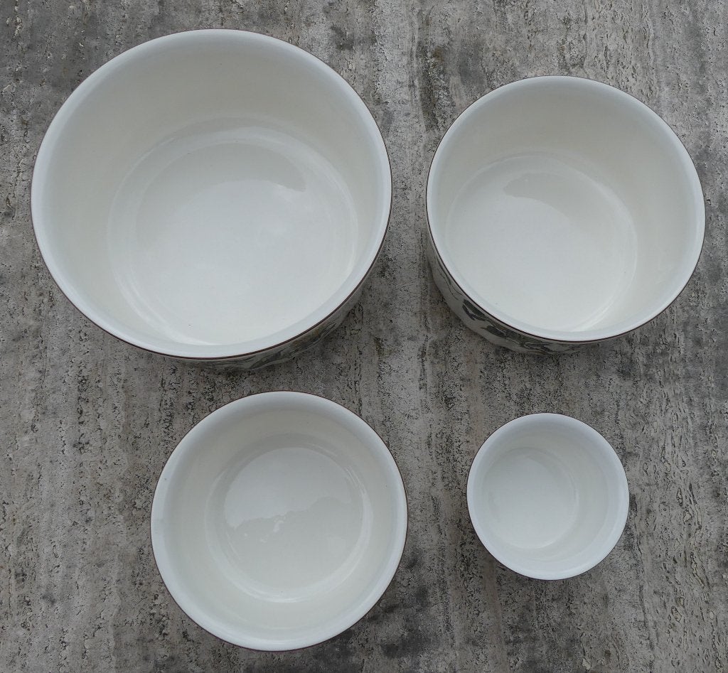 Set 4 nieuwe Villeroy & Boch Botanica Ovenschalen + Mokken, Klassiek, Villeroy & Boch, Nieuw, Ophalen of Verzenden