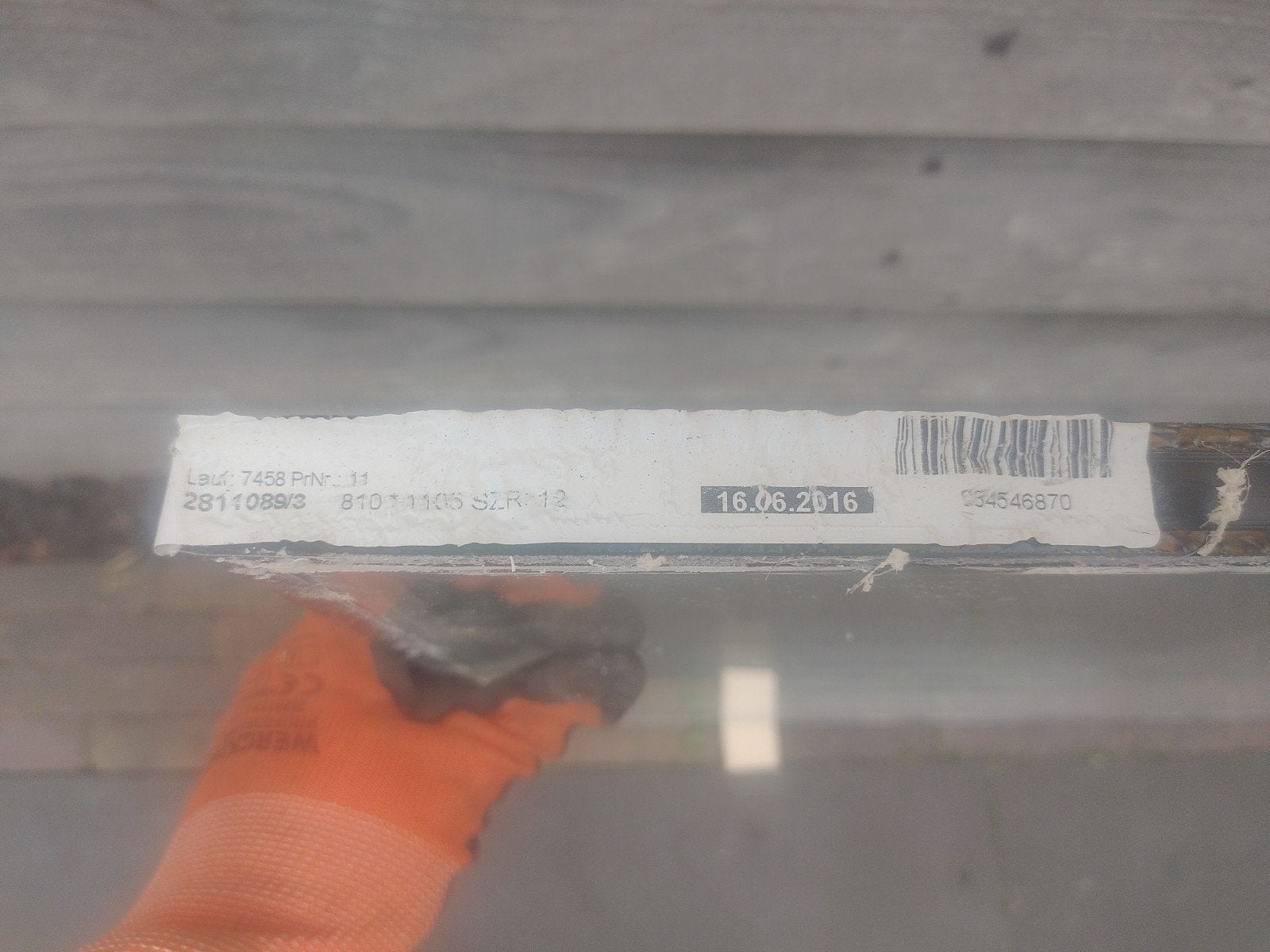 dubbelglas zonder kozijn, Ophalen, Gevelraam of Ruit, Gebruikt, 80 tot 120 cm
