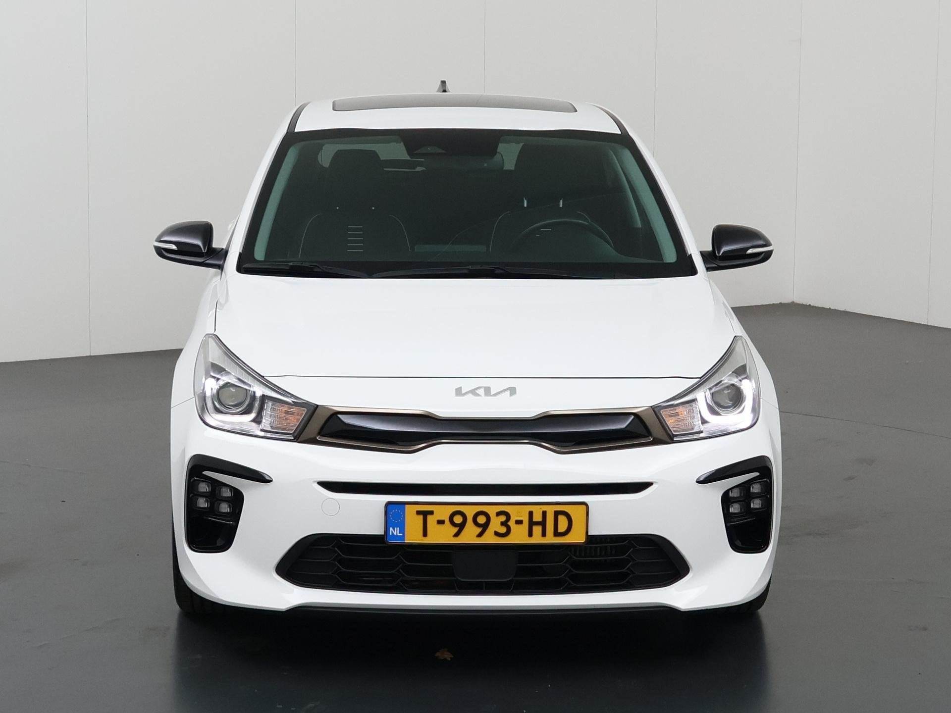 Kia Rio 1.0 T-GDi MHEV GT-Line | Panoramadak | Stoel/Stuurwi, Voorwielaandrijving, Gebruikt, Leder en Stof, Origineel Nederlands
