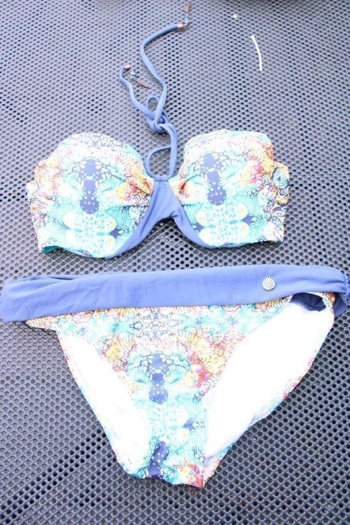 Bikini grijs/ kleur Beachlife mt 36 D cup Vaste prijs, Beachlife, Ophalen of Verzenden, Zo goed als nieuw, Bikini