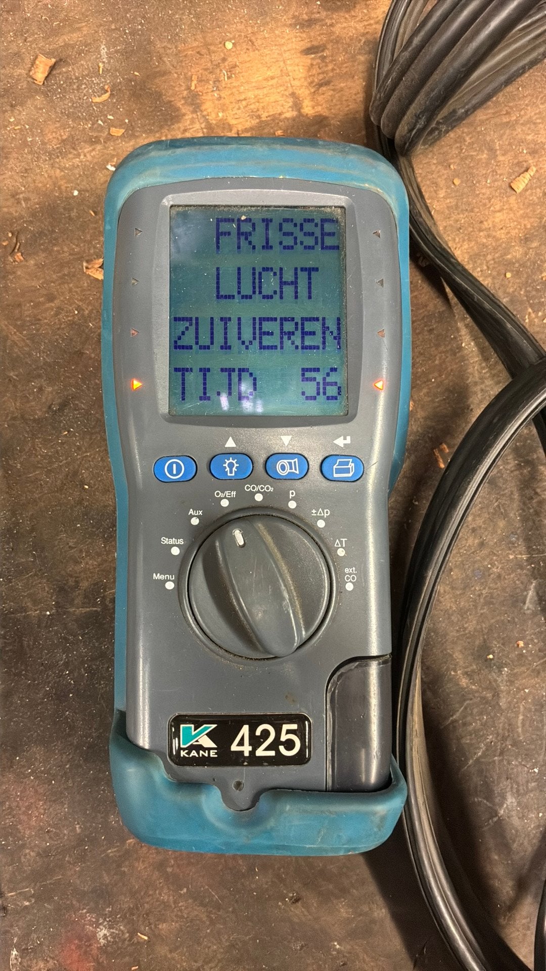 Kane 425 rookgas analyse meter, Ophalen of Verzenden, Gebruikt, Overige meters