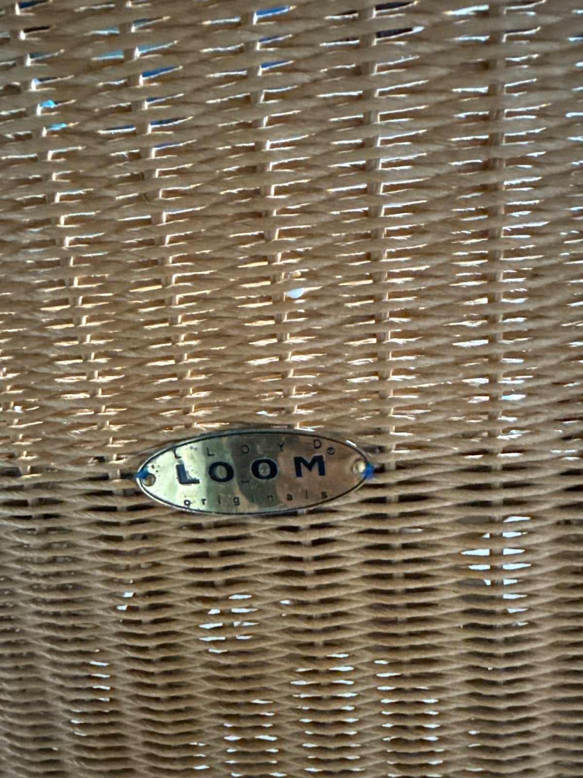 Lloyd Loom stoelen - 6 stuks met kussens, Huis en Inrichting, Ophalen, Gebruikt, Bruin, Riet of Rotan