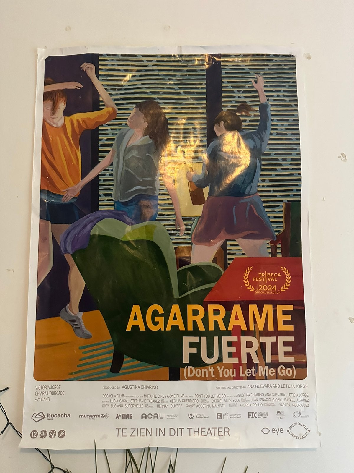 Agárrame Fuerte (Don't You Let Me Go) Film Poster, Ophalen of Verzenden, Zo goed als nieuw, A1 t/m A3, Film en Tv