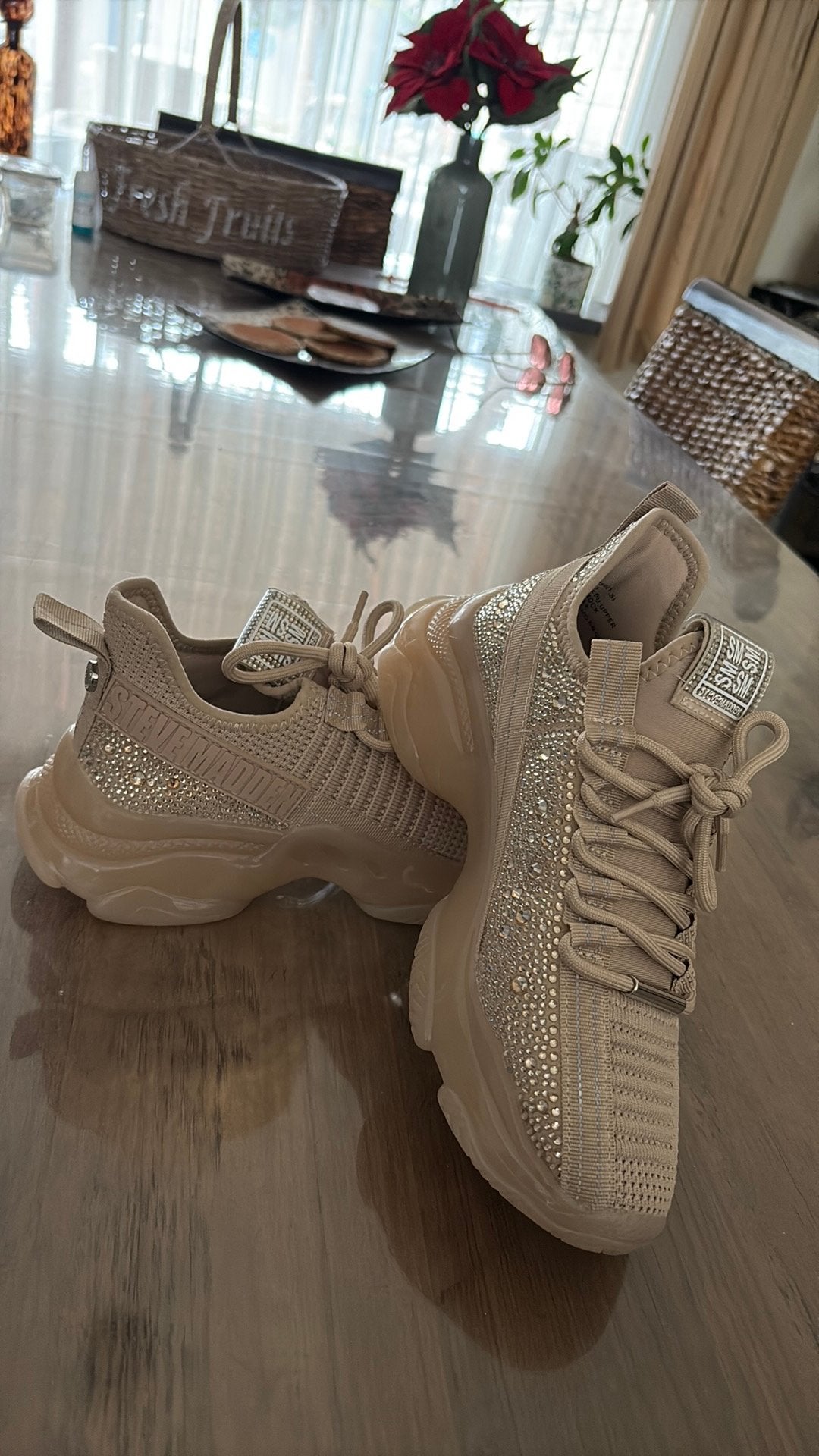 Gloednieuwe steve madden schoenen, Ophalen, Beige, Nieuw, Sneakers of Gympen