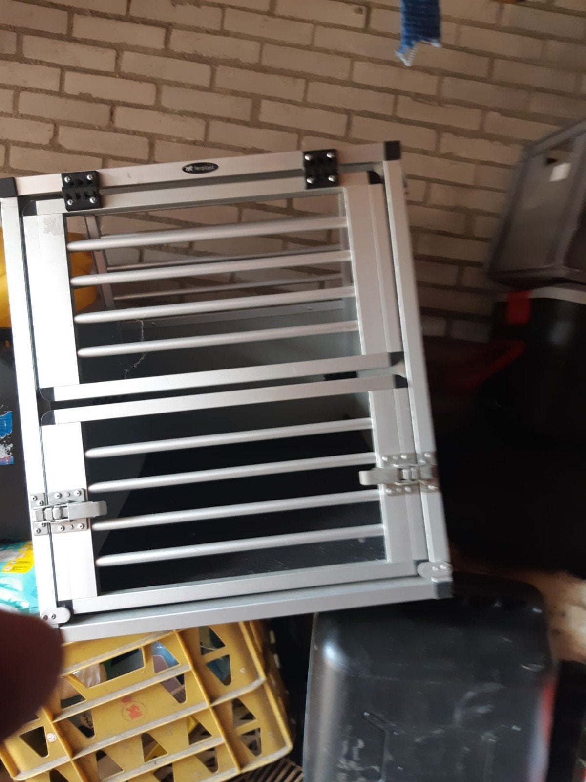autobench feriplast, Dieren en Toebehoren, Ophalen, Zo goed als nieuw