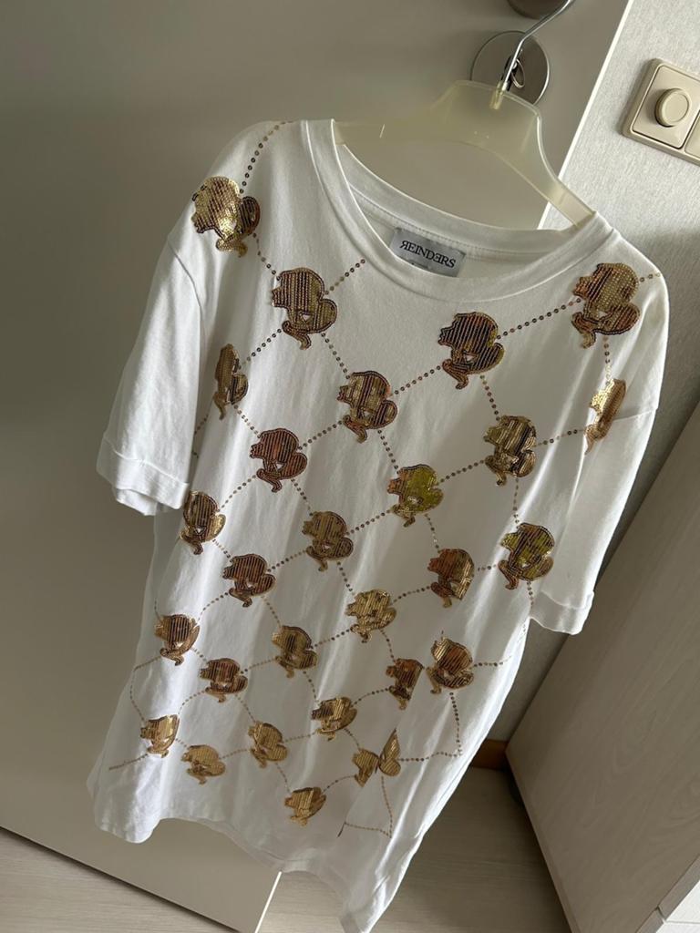 Wit Reinders shirt maat S, Kleding | Dames, Reinders, Wit, Ophalen of Verzenden, Zo goed als nieuw