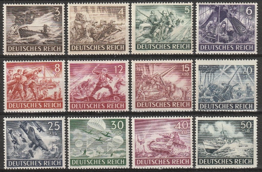 Duitse Rijk Minr 831/42 postfris, Ophalen of Verzenden, Duitse Keizerrijk, Postfris