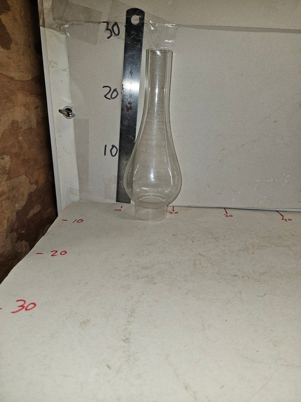 Glazen lampenkap voor olielamp of petroleumlamp, Antiek en Kunst, Ophalen of Verzenden