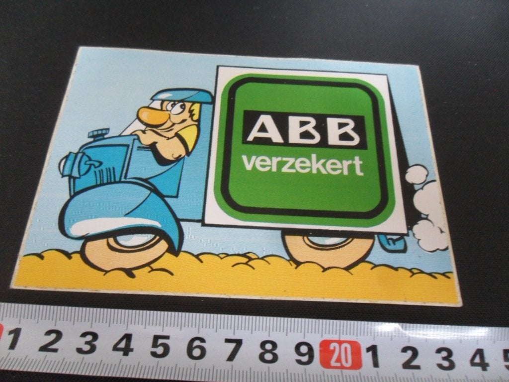 sticker strip truck ABB verzekert, Ophalen of Verzenden, Zo goed als nieuw