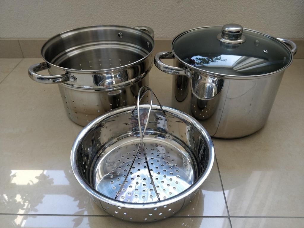 Viners Multicooker (24cm), Ophalen of Verzenden, Gebruikt, Rvs, Kookpan of Snelkookpan