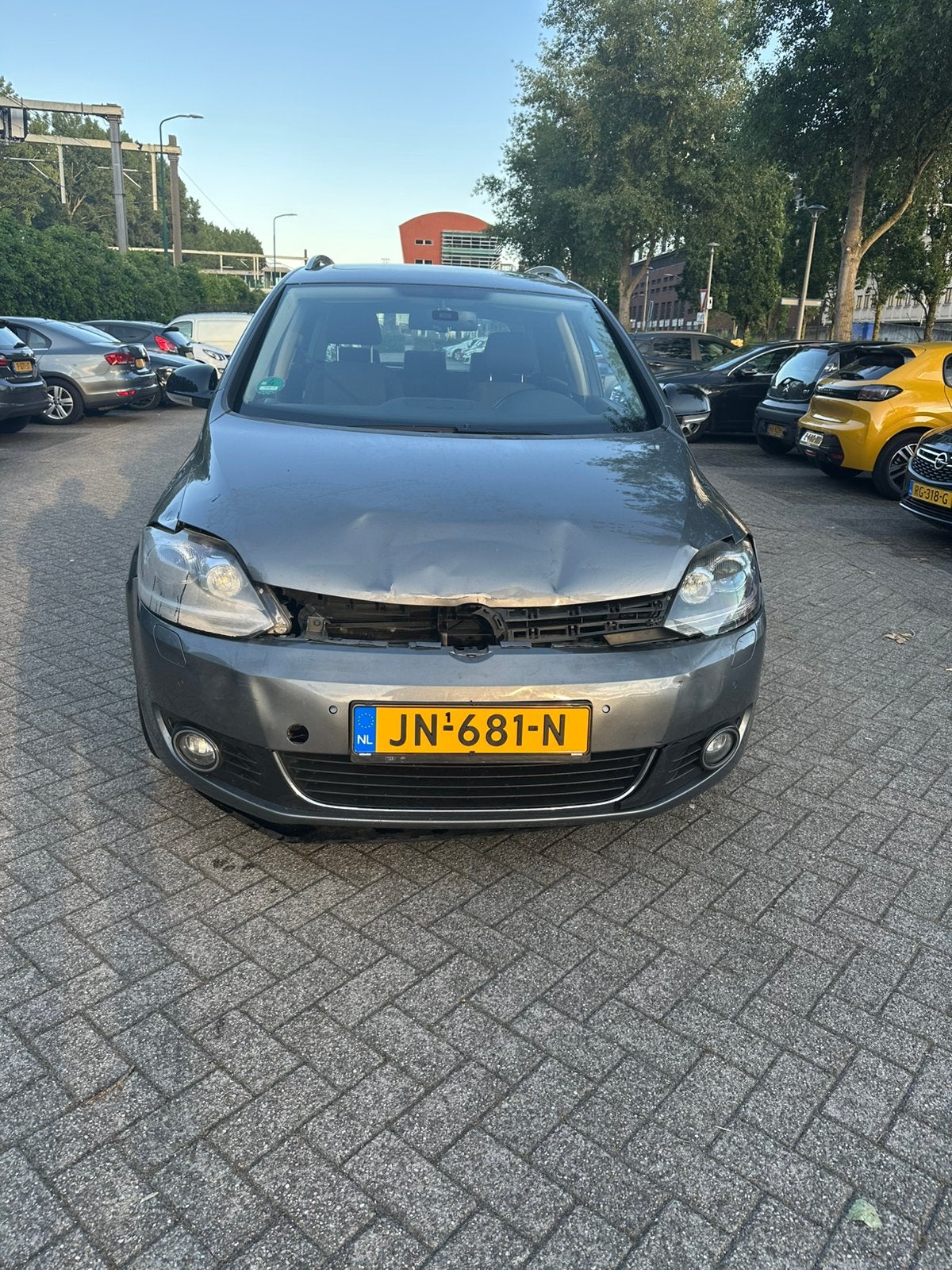 Golf 6 plus dsg pano 2011 1.2 tsi schade auto ( onderdelen!, Ophalen, Gebruikt, Bumper, Volkswagen