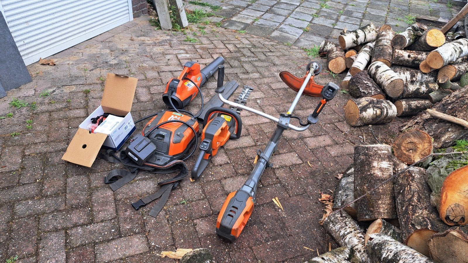 Husqvarna hoveniers set zeer kompleet schaar,bosmaaier etc, Tuin en Terras, Hand-tuingereedschap, Ophalen, Divers, ????, Husqvarna
