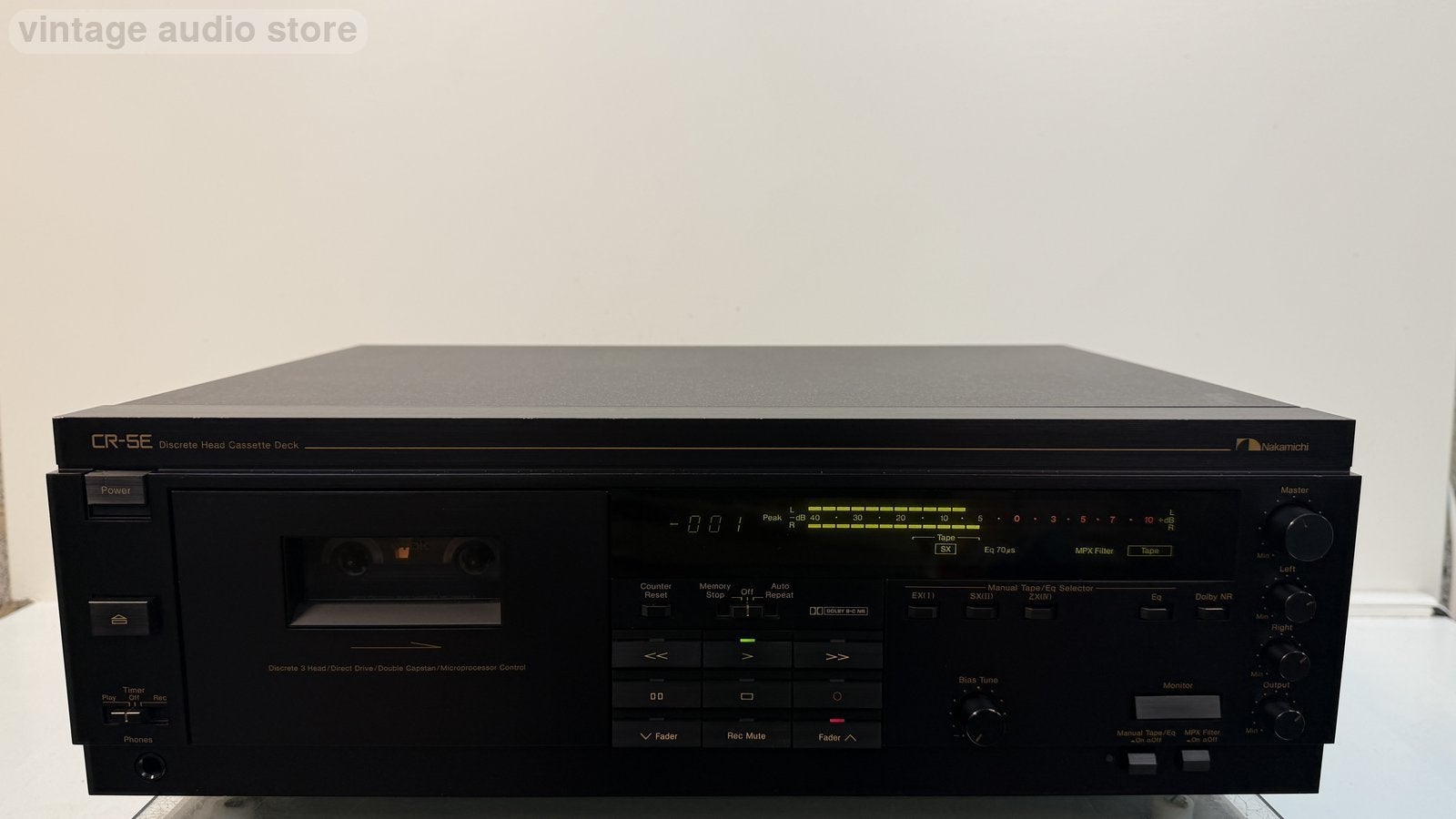 Nakamichi  CR-5 E 3 Head direct drive dual capistan tapedeck, Ophalen, Enkel, Overige merken