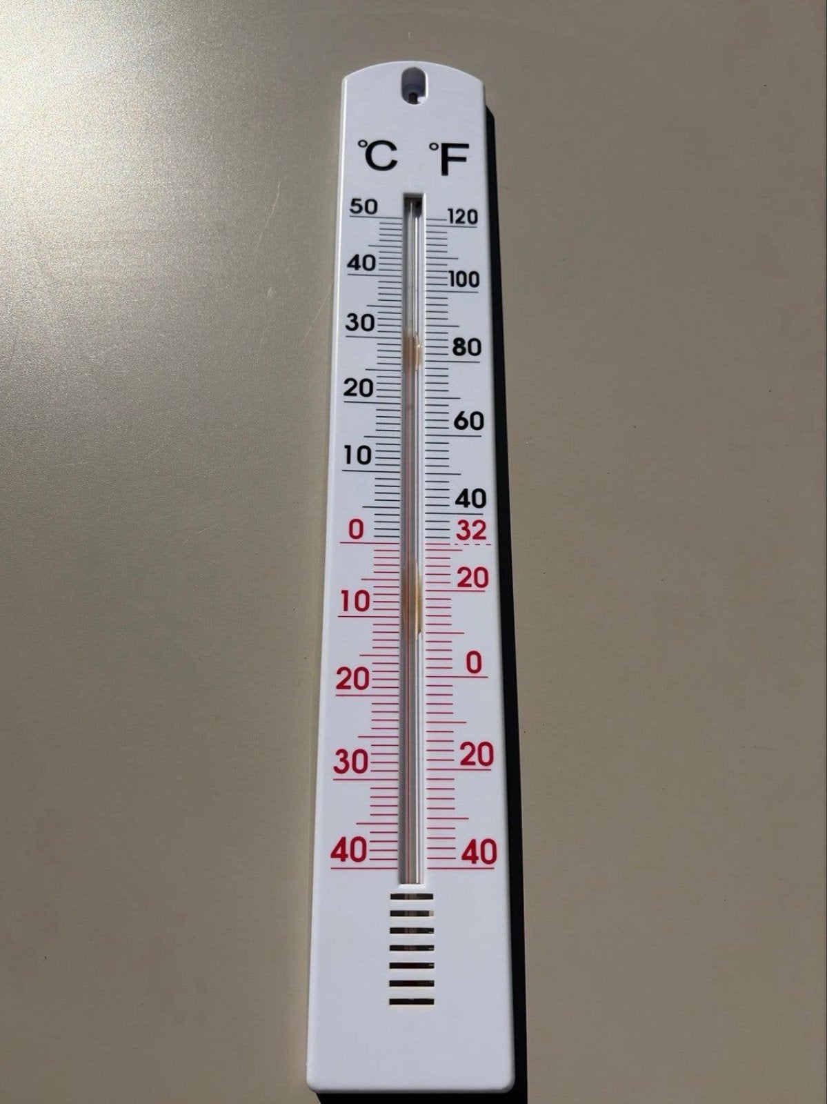 Nieuwe Binnen/Buiten Thermometer - Celsius & Fahrenheit, Kunststof, Binnenthermometer, Nieuw, Ophalen of Verzenden