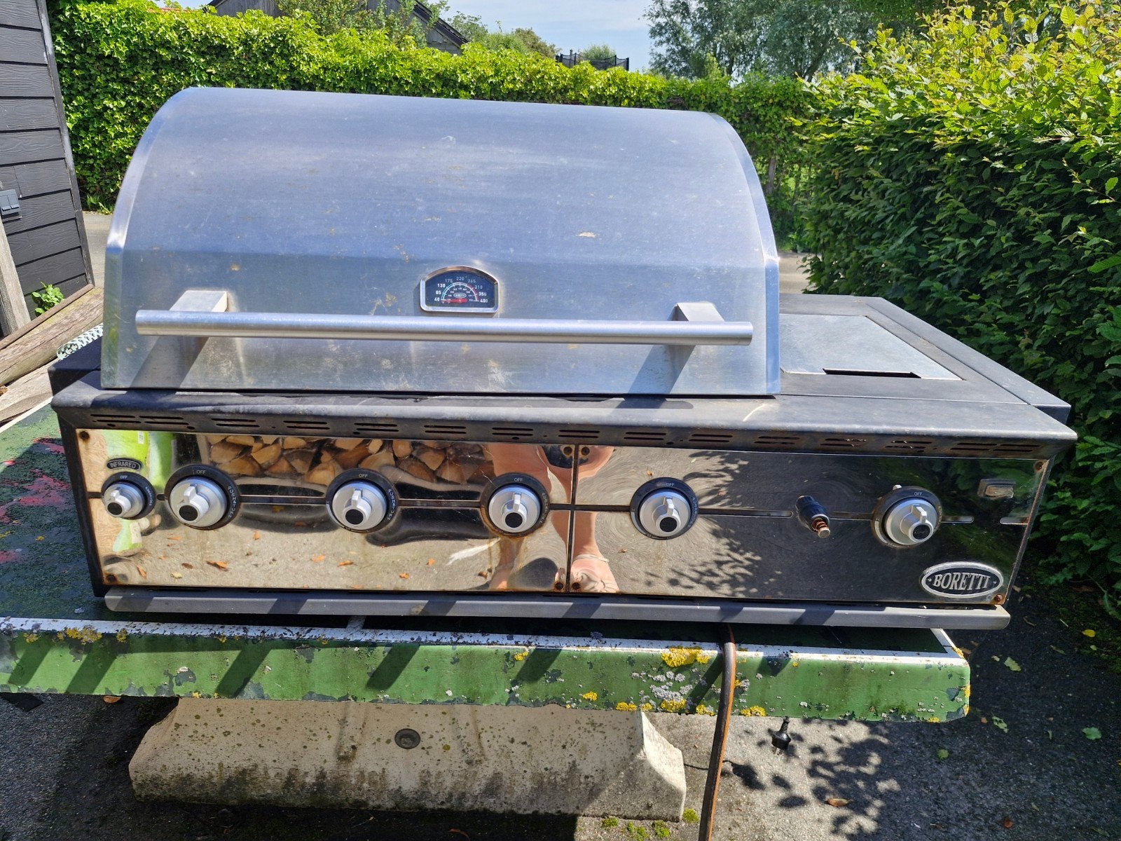 Boretti gasbarbecue - ca. 7 jaar oud, werkt nog prima, Ophalen, Gebruikt, Boretti