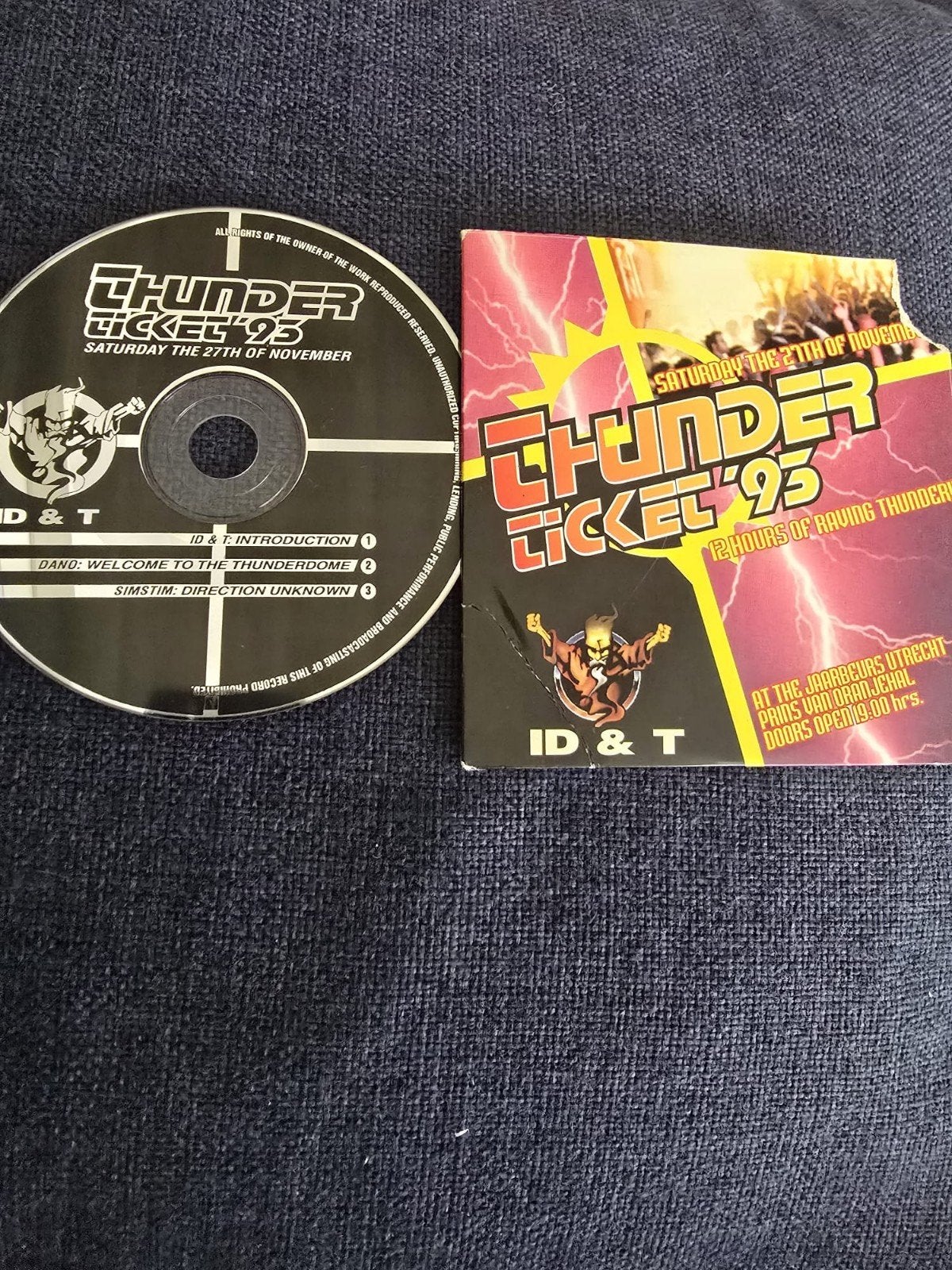 ID&T  Thunderticket  cd      Thunderdome, Cd's en Dvd's, Cd's | Dance en House, Zo goed als nieuw, Ophalen of Verzenden