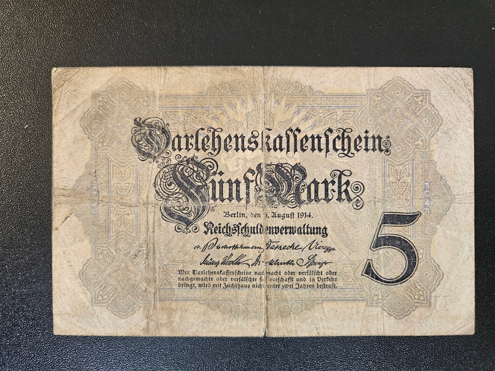 Duitsland pick 47a 1914, Ophalen of Verzenden, Duitsland, Los biljet