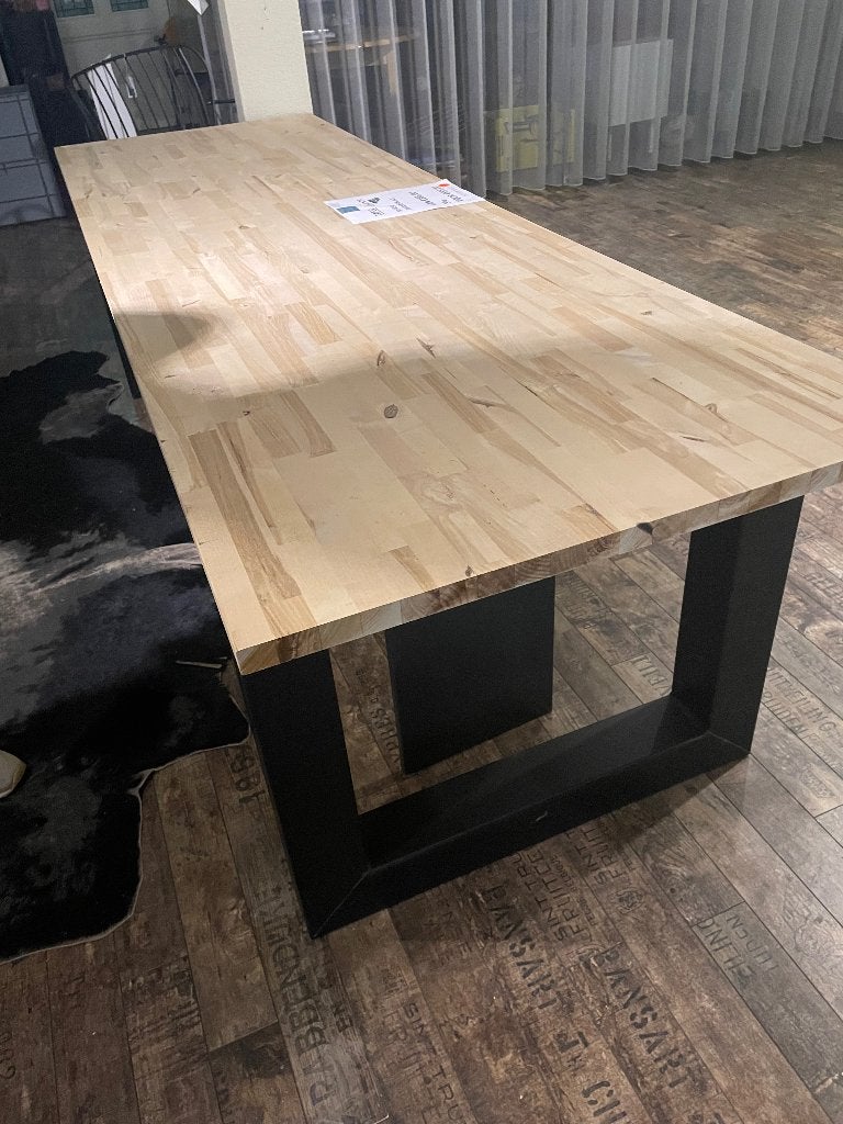 eetkamer tafel, Huis en Inrichting, Ophalen, Stoer, 150 tot 200 cm, Vijf personen of meer