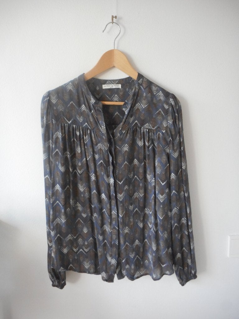 Blouse van Circle of Trust, maat S, Ophalen of Verzenden, Zo goed als nieuw, Maat 36 (S), Grijs