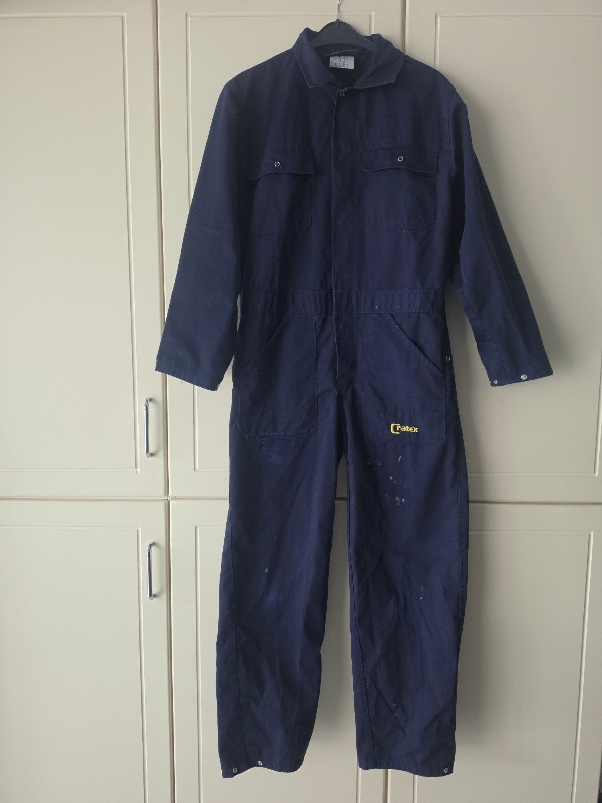 Donkerblauwe overall - Maat 50, Ophalen of Verzenden, Gebruikt