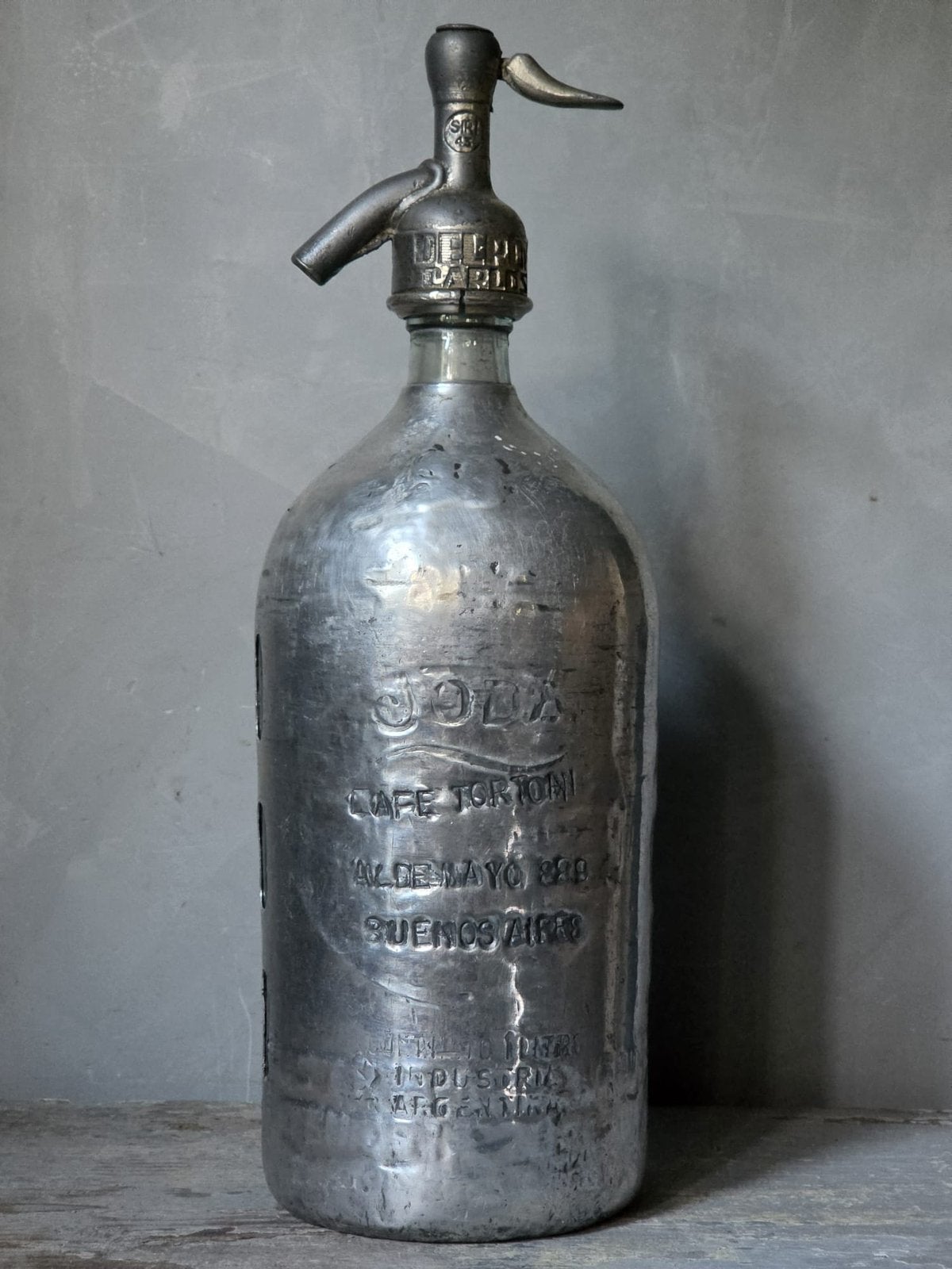 Antieke soda fles, Ophalen of Verzenden