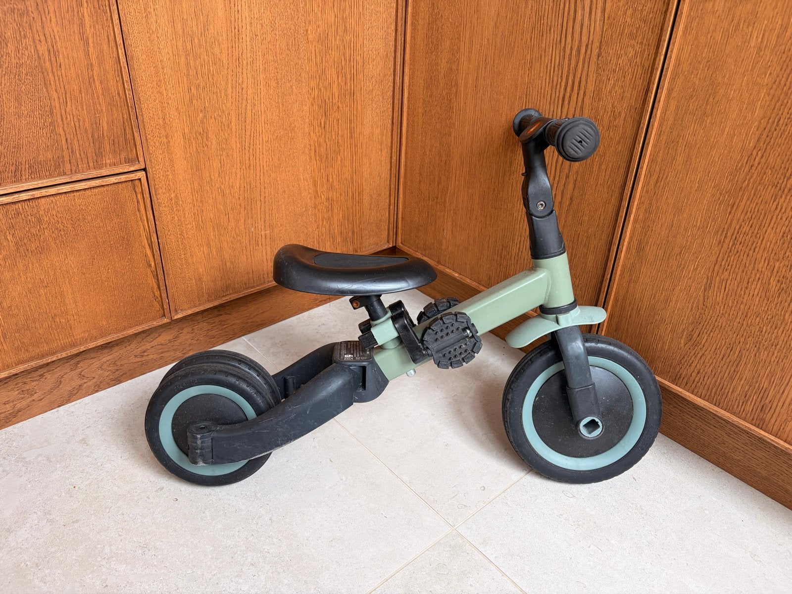 Groene loopfiets/driewieler 2-in-1 Topmark, Ophalen, Gebruikt, Loopfiets