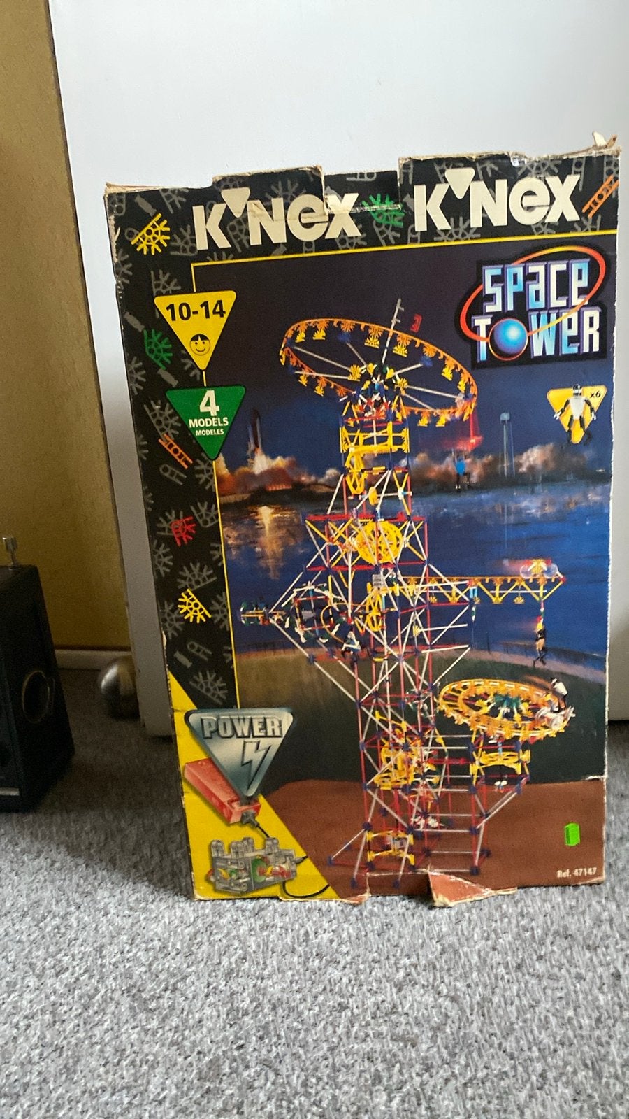 K'nex Space Tower Bouwset - Compleet met instructies, Kinderen en Baby's, Speelgoed | Bouwstenen, Ophalen, Gebruikt, K'nex