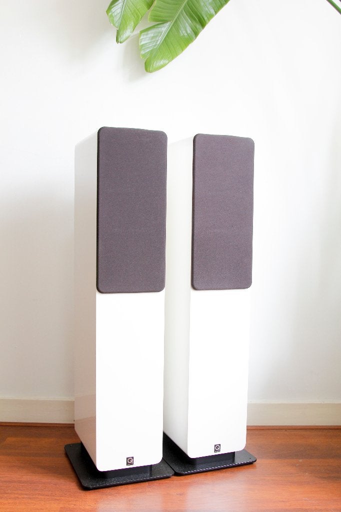 Q acoustics 2050 zuilen. Wit, Stereo speakers, Gebruikt, -, -