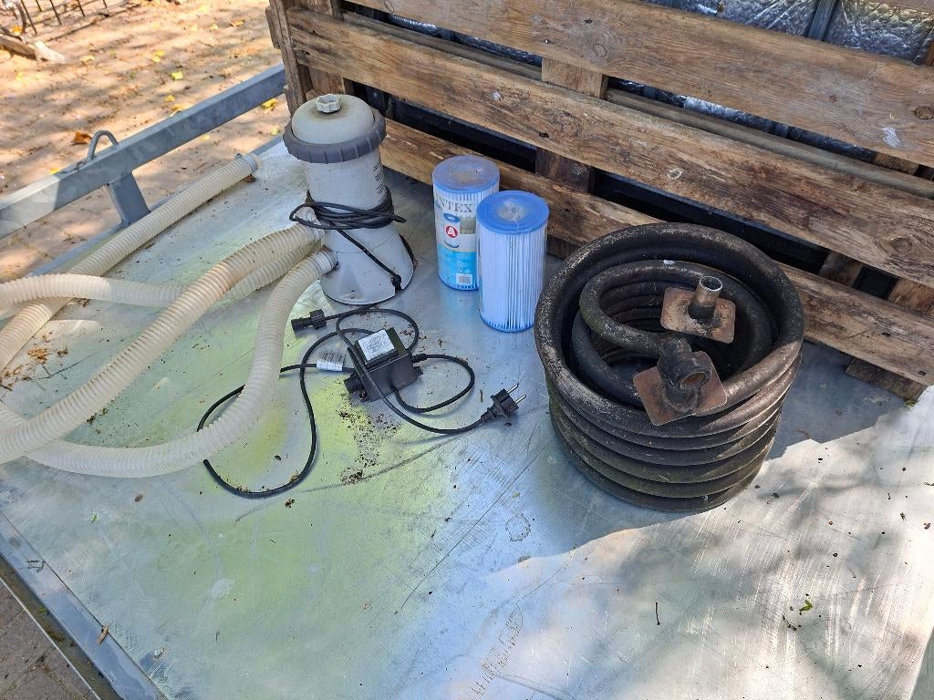 hot tube maken  Ik heb de onderdelen, Tuin en Terras, Ophalen, Gebruikt, Filter, Vast