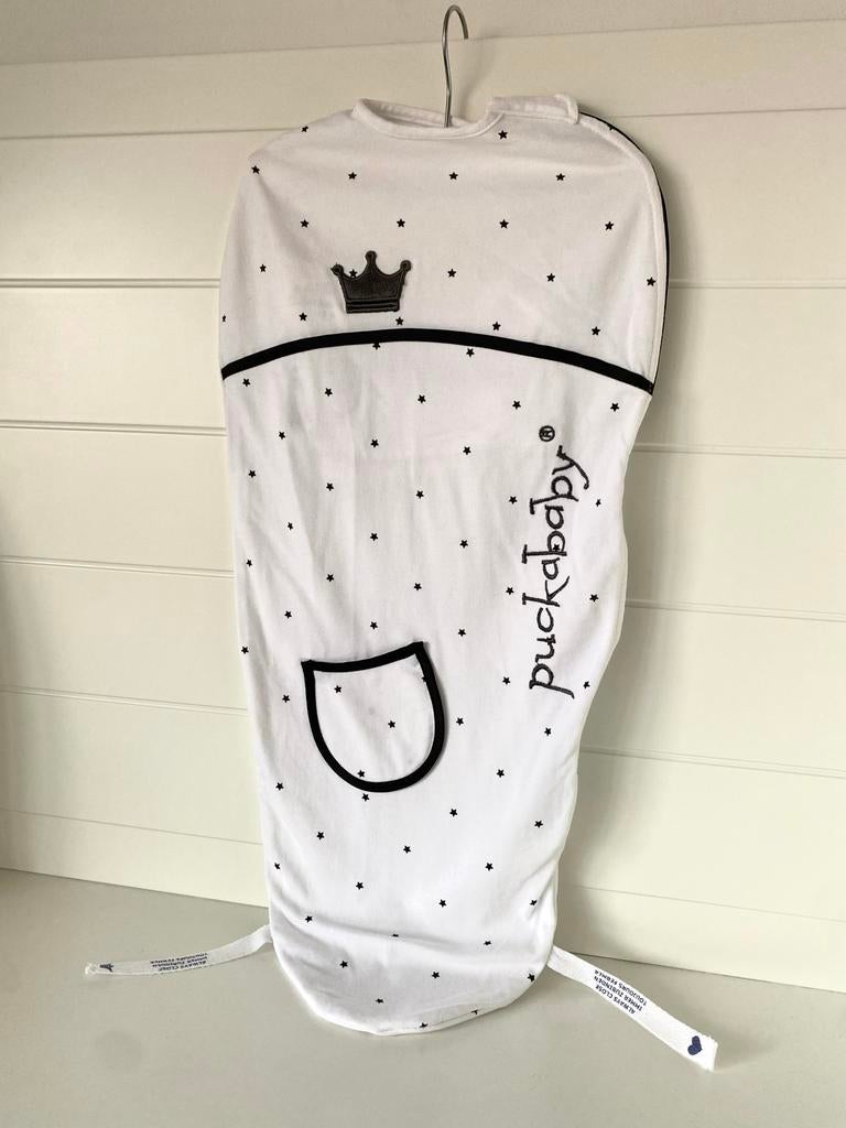 Puckababy piep inbakerzak met sterrenprint, Kinderen en Baby's, Ophalen of Verzenden, Zo goed als nieuw, Minder dan 70 cm, Bakerzak of Bakerdoek