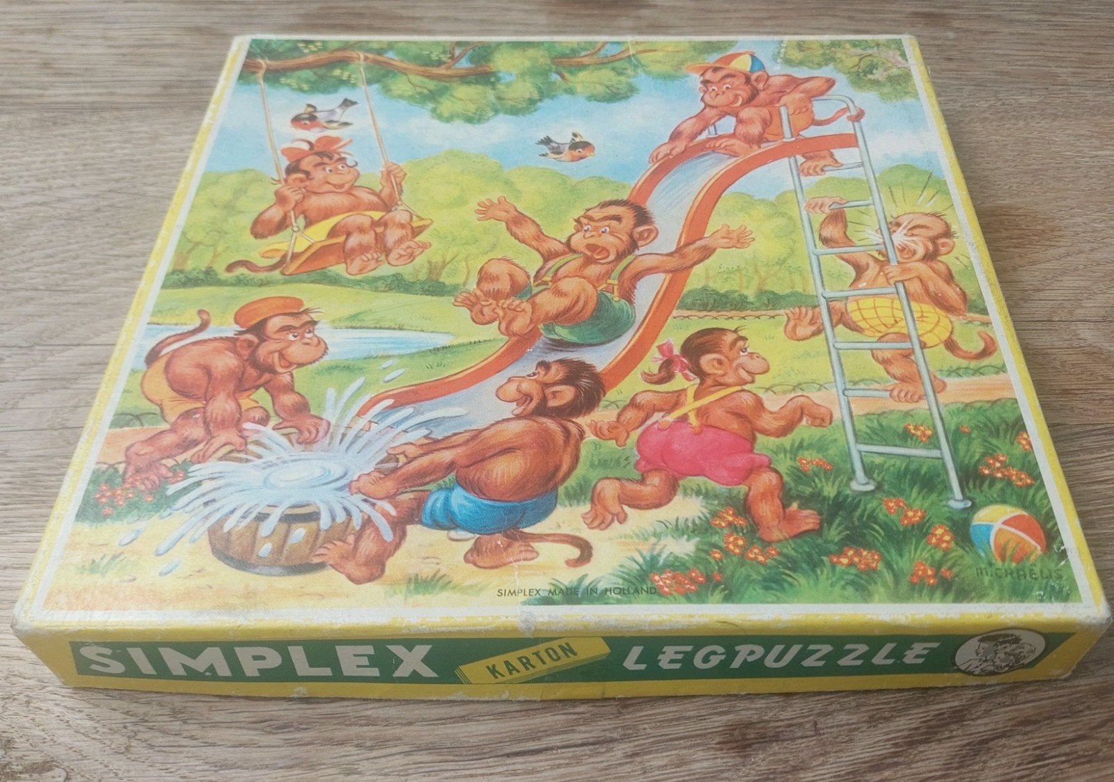 oude simpex legpuzzel jaren 50 kinderpuzzel, Verzamelen, Ophalen of Verzenden, Gebruikt