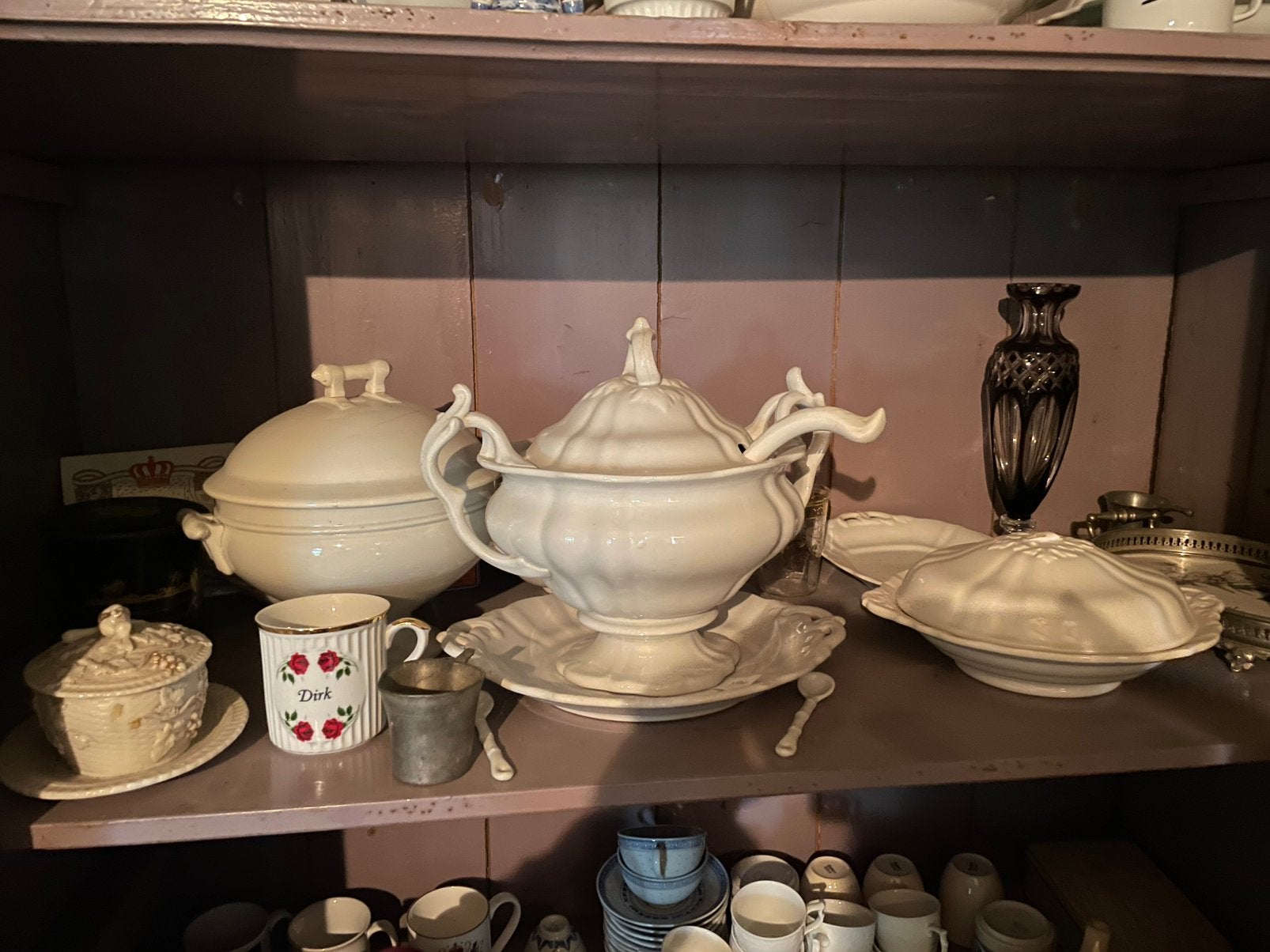 Petrus Regout servies 19e eeuw, Ophalen