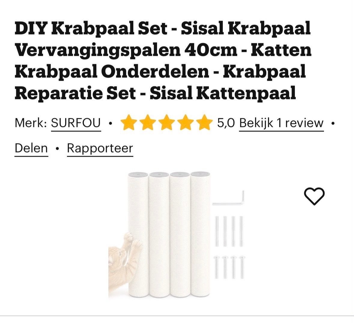 Krabpaal onderdelen, Dieren en Toebehoren, Ophalen of Verzenden